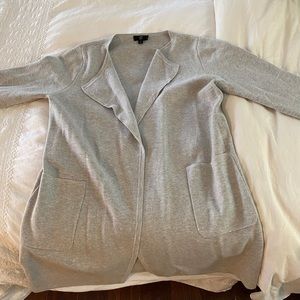 J crew Juliette collarless sweater-blazer